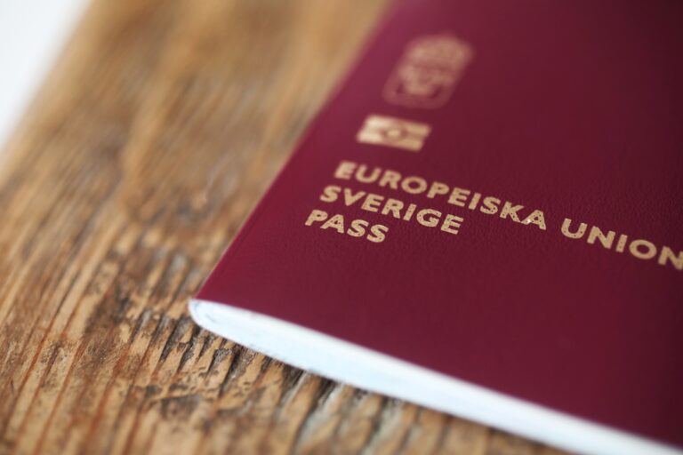 Motala,,Sweden-,30,March,2022:,A,Swedish,Passport.