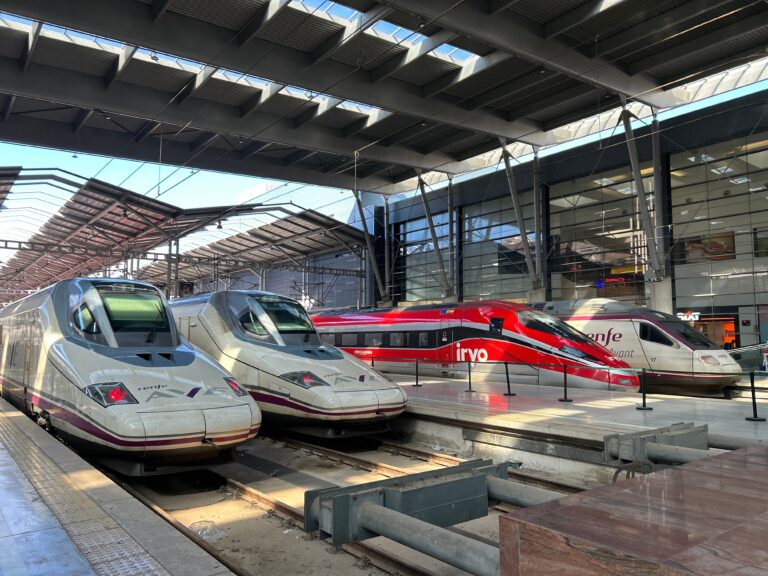 High,Speed,Renfe,Trains,In,Maria,Zambrano,Station.,Malaga,,Spain.