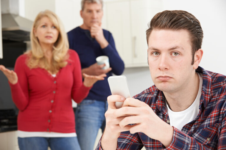 Mature,Parents,Frustrated,With,Adult,Son,Living,At,Home