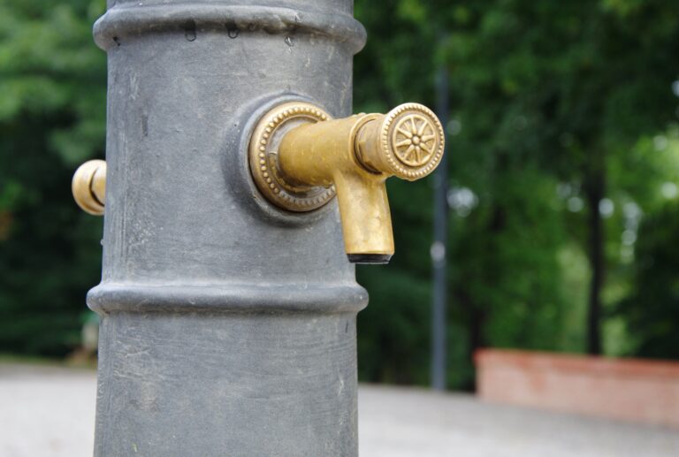 Decorative,Public,Tap,With,Drinkable,Water