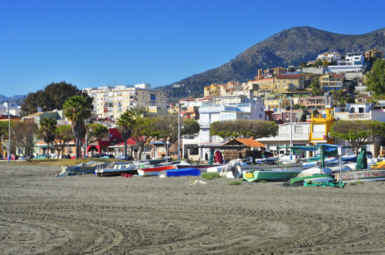 View,Of,Pedregalejo,Beach,In,Malaga,,Spain