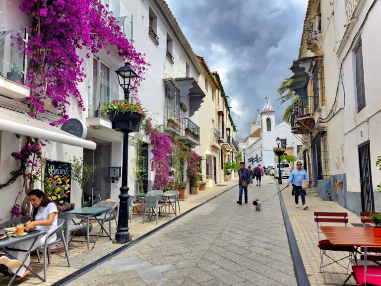Spain,,Marbella,,25,,May,,2023:,Narrow,Streets,Of,Marbella,Old