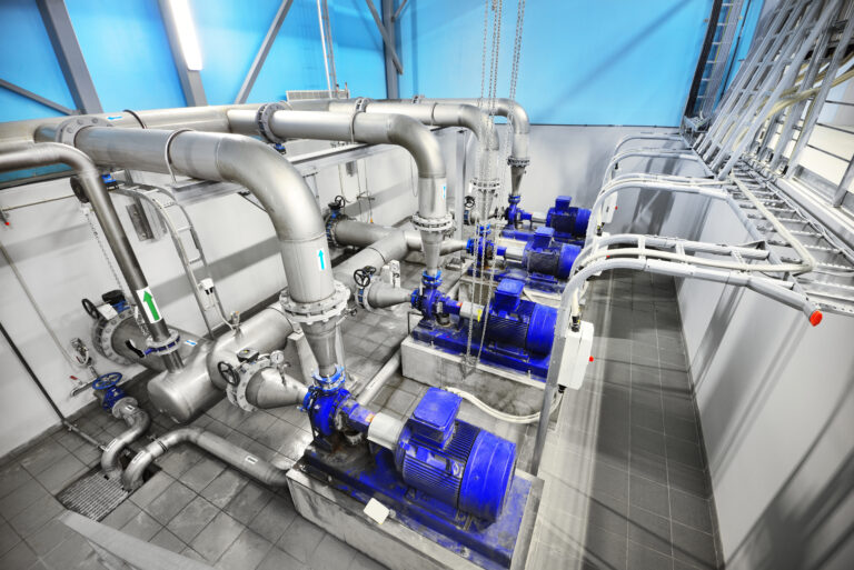 Pump,Station,For,Reverse,Osmosis,Industrial,City,Water,Treatment,Station.