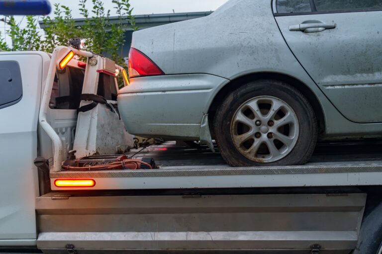 Tow,Truck,Transporting,Car,Or,Help,On,Road,Transports,Wrecker