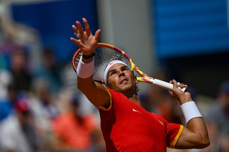 Paris,,France-29,July,2024:,Novak,Djokovic,Of,Team,Serbia,Competes