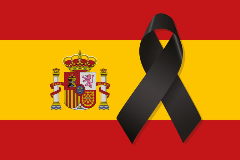 Bandera españa lazo
