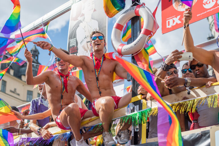 Stockholm,,Sweden,-,August,4,,2018:,Stockholm,Pride,Parade,During