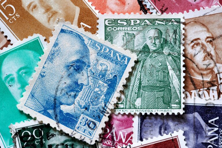 Madrid,,Spain;,09-22-2022:,Postage,Stamps,With,The,Portrait,Of,The