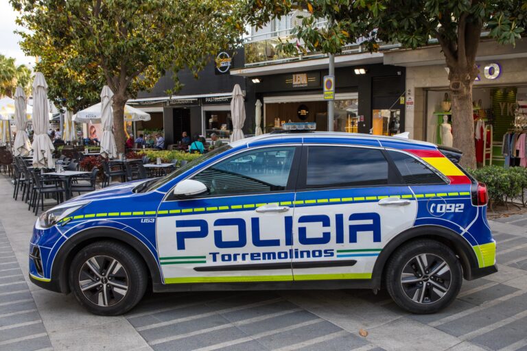 Torremolinos,,Spain,-,April,26th,2024:,A,Police,Car,Parked