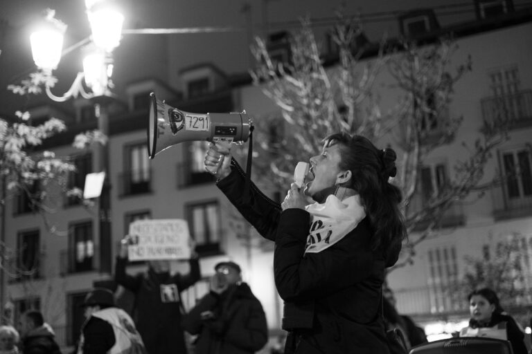 Demonstrators,Protest,During,A,Demonstration,Against,Climate,Change,And,Massive