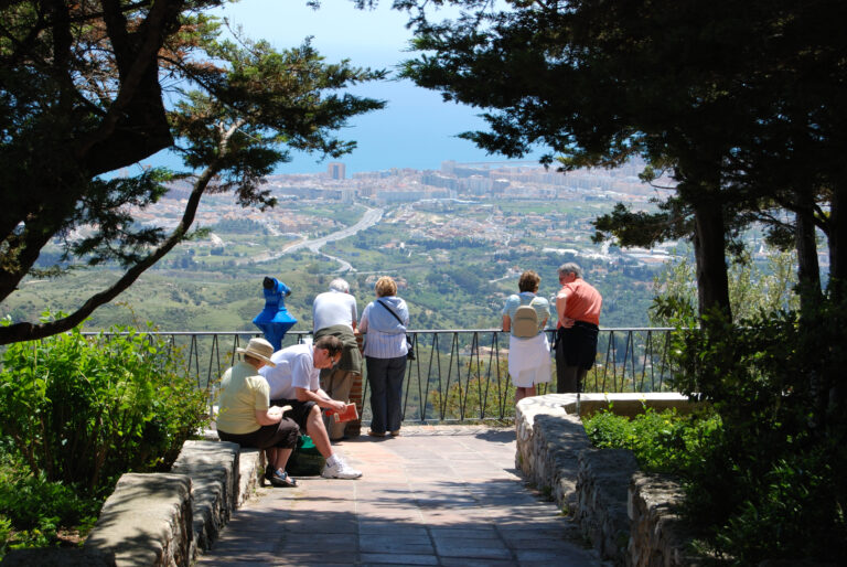 Mijas,,Spain,-,April,22,,2008,-,Tourists,On,A