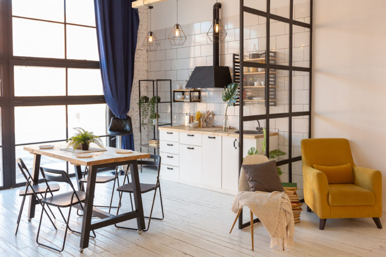 Luxury,Modern,Design,Of,A,Cozy,Small,Scandinavian-style,Studio,Apartment