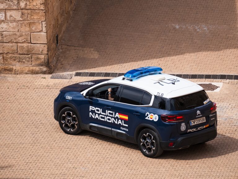 Palma,De,Mallorca,,Spain;,September,17th,2024:,Policia,Nacional,Patrol