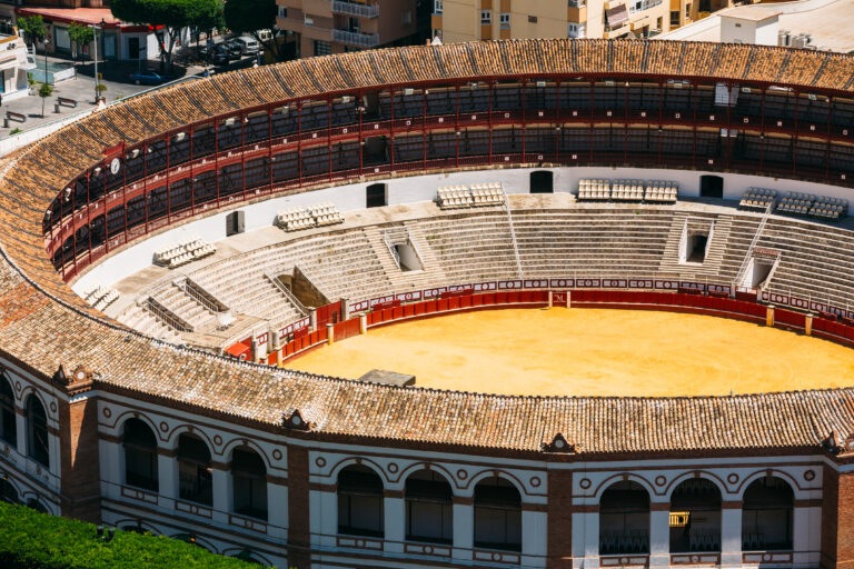 Plaza,De,Toros,De,Ronda,Bullring,In,Malaga,,Spain.,La