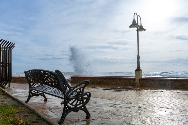 Sea,Storm,In,Torremolinos,,Malaga,,Spain