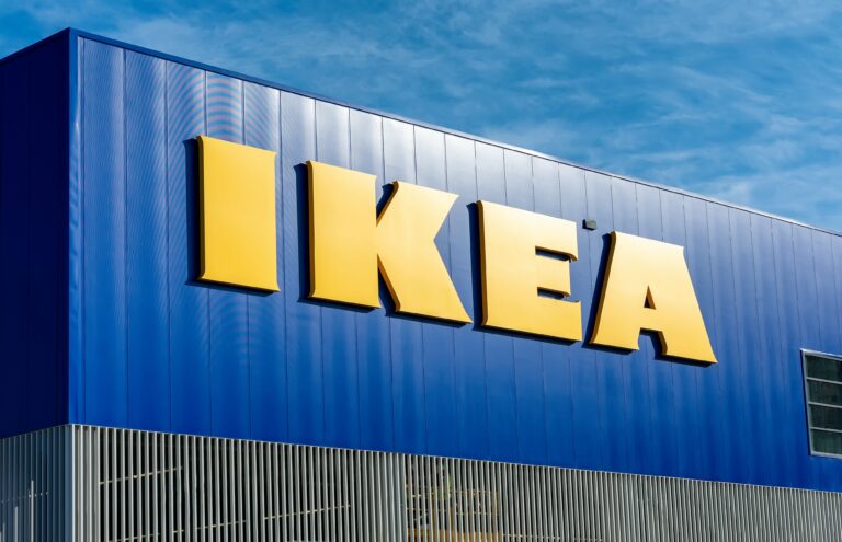 Almeria,,Spain.,June,,1st,2023:,Ikea,Store,Facade,With,The