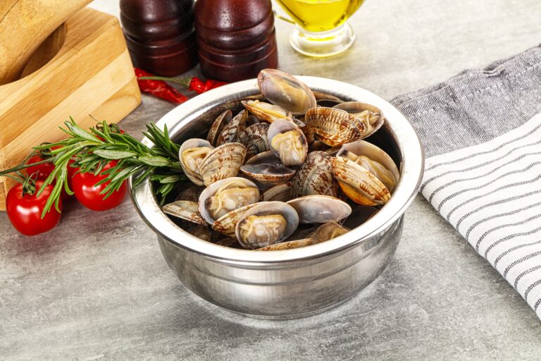 Delicous,Raw,Vongole,Clams,For,Cooking