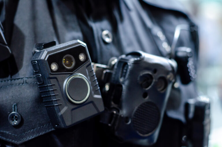 Close-up,Of,Police,Body,Camera