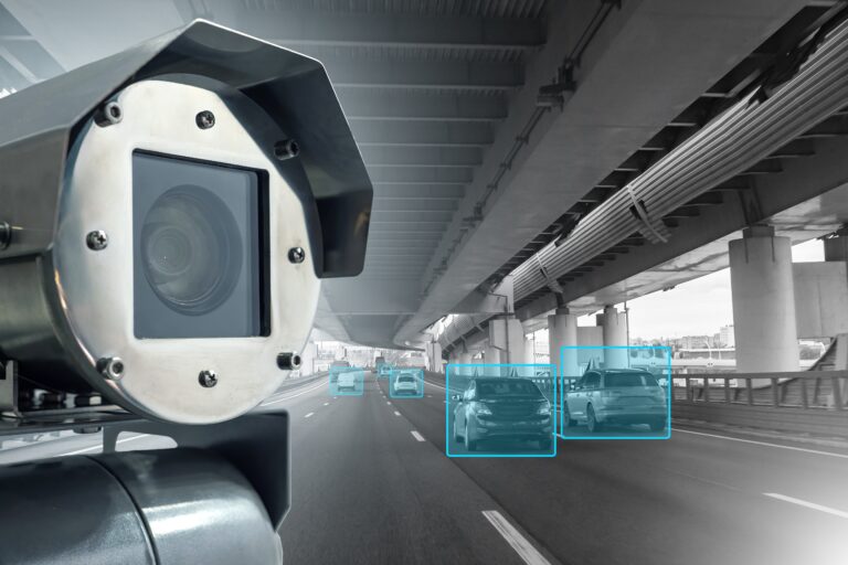Road,Surveillance,Camera.,Cctv,For,Monitoring,Compliance,With,Regulations.,Ai