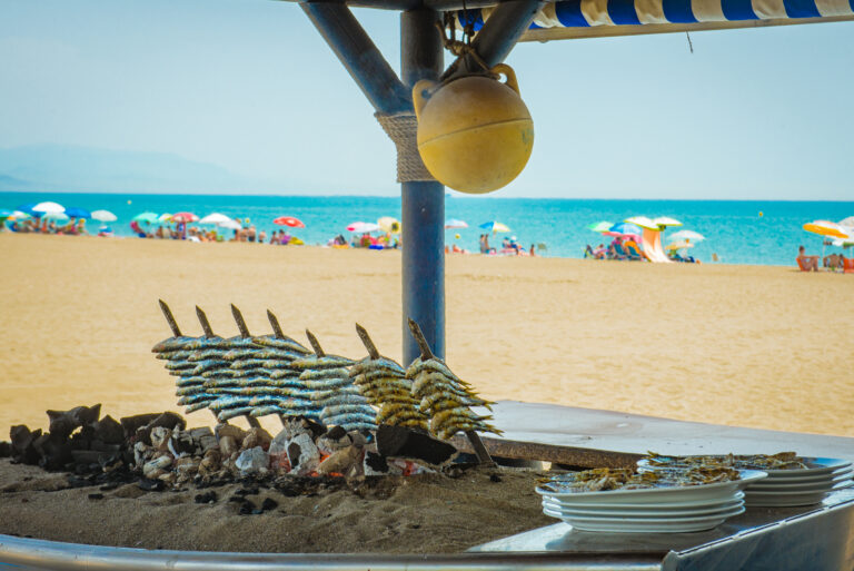 "espeto,De,Sardinas",grilled,Sardines,typical,Of,Costa,Del,Sol,,Enjoy,The