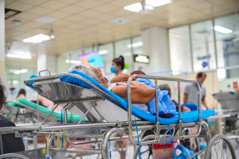 Patients,On,The,Hospital,Bed,Waiting,To,See,Doctor,And