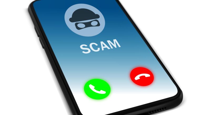 3d,Render,Of,An,Incoming,Scam,Call,On,A,Phone,