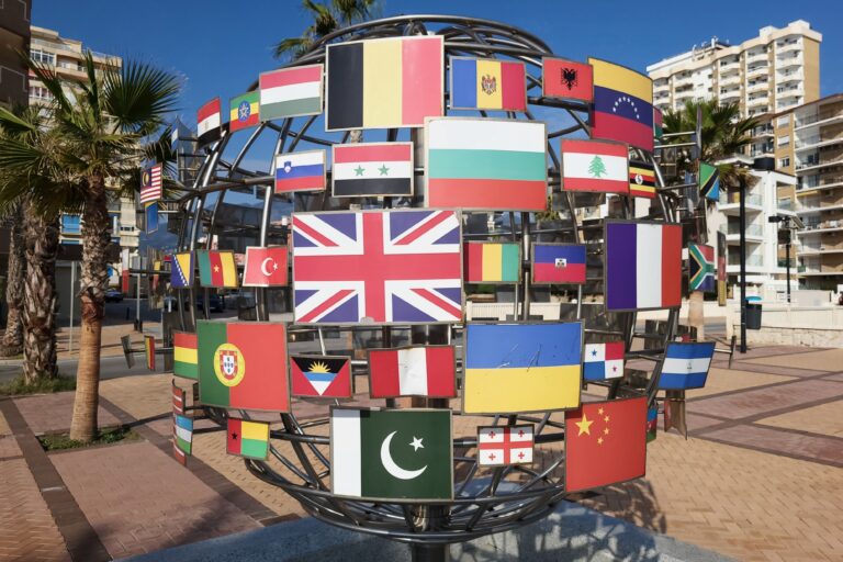 Fuengirola,,Málaga,,Spain,-,December,18,,2024:,Fountain,Of,Nations,