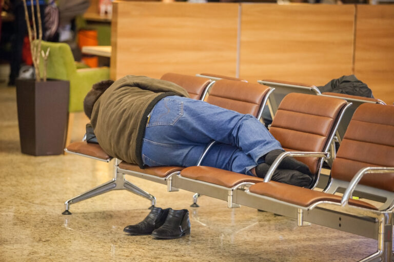 Sleeping,In,The,Airport
