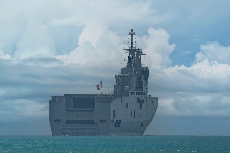 Singapore,-,March,22,,2023:,French,Navy,Dixmude,(l9015),An