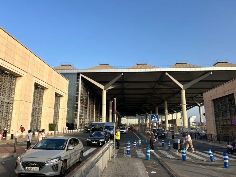 Exterior,Of,Malaga,Costa,Del,Sol,Airport.,Malaga,,Spain.,September
