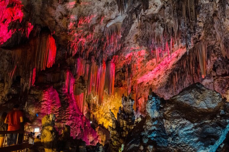 Stalactites,And,Stalagmites,In,Nerja,Caves,,Nerja,,Spain