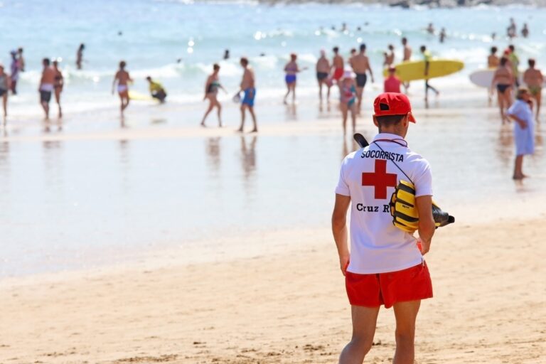 Santander,,Cantabria,,Spain;,07,,07,,2023:,A,Lifeguard,At,El
