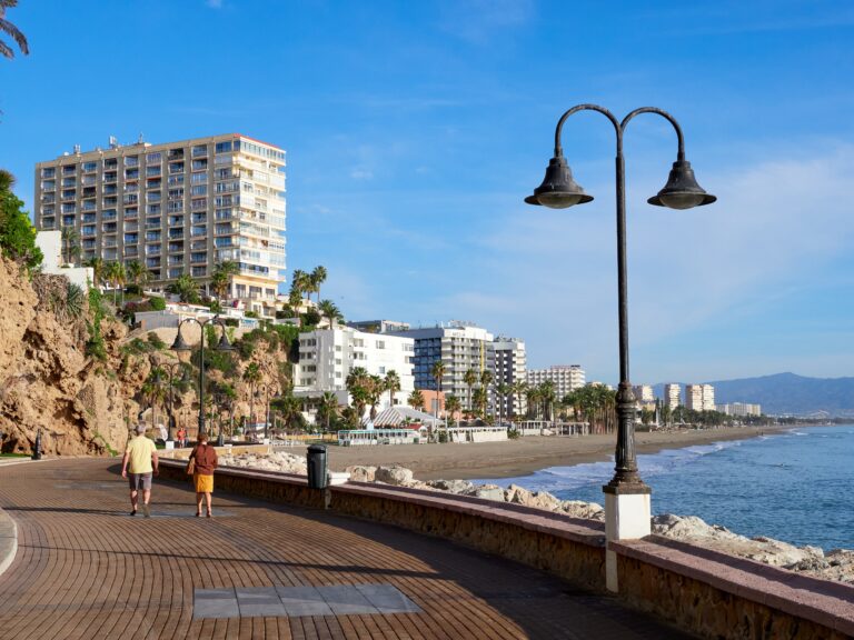 Torremolinos,,Malaga,,Andalucia,,España.,December,,5,,2024.,Carihuela,Beach.