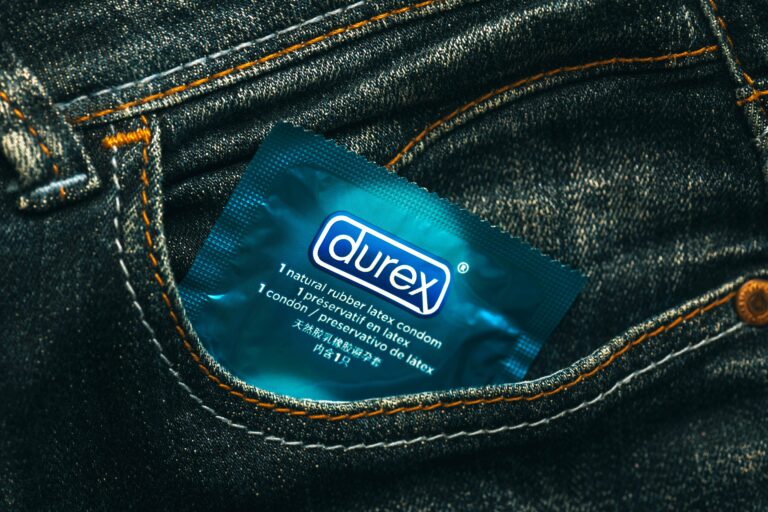 Leon-spain-8,March,2024.close,Up,Of,Durex,Condom,In,Jeans,Pocket.
