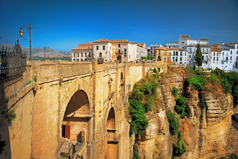 Ronda,,Spain.,Panoramic,View,Of,The,Old,City,Of,Ronda.