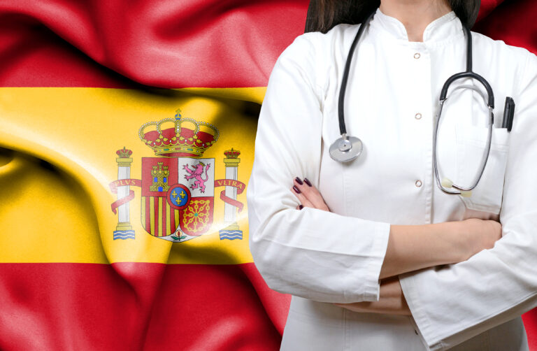 Conceptual,Image,Of,National,Healthcare,System,In,Spain
