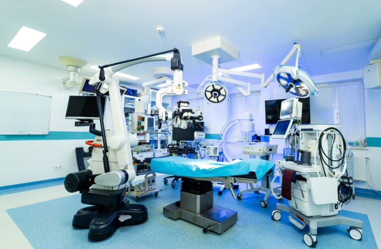 Neurosurgery,Or,With,Advanced,Tools.,Modern,Neurosurgery,Operating,Room,Features