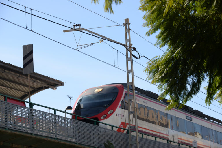 The,Train,From,Malaga,To,Fuengirola,In,The,Province,Of