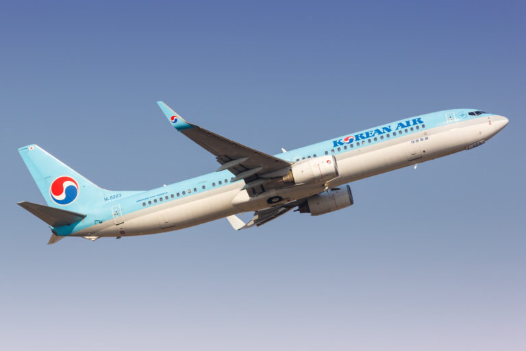 Tianjin,,China,,September,29,,2019:,Korean,Air,Boeing,737-900er