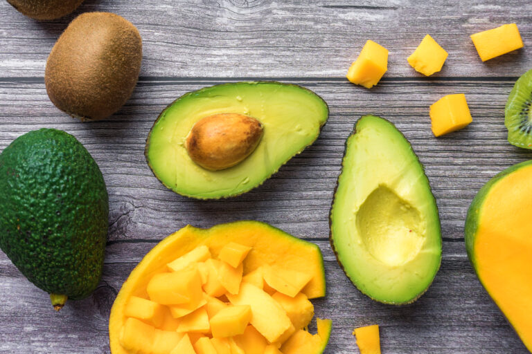 Still,Life,Of,Mango,And,Avocado