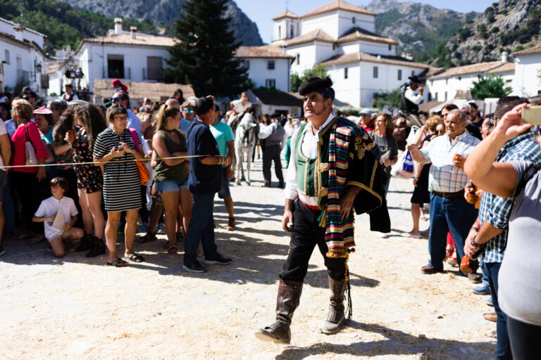 Man,In,Spanish,Costume,At,The,Fiesta,De,Los,Bandoleras/