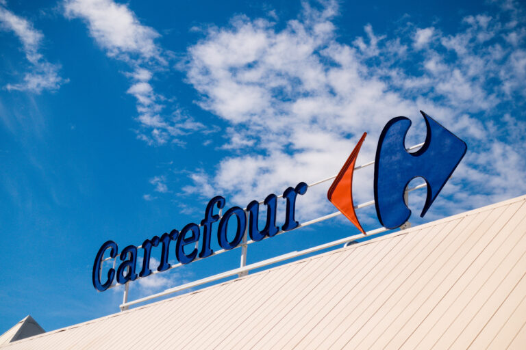 Finestrat,,Spain,-,March,9,,2018:,Carrefour,Logo,In,Finestrat
