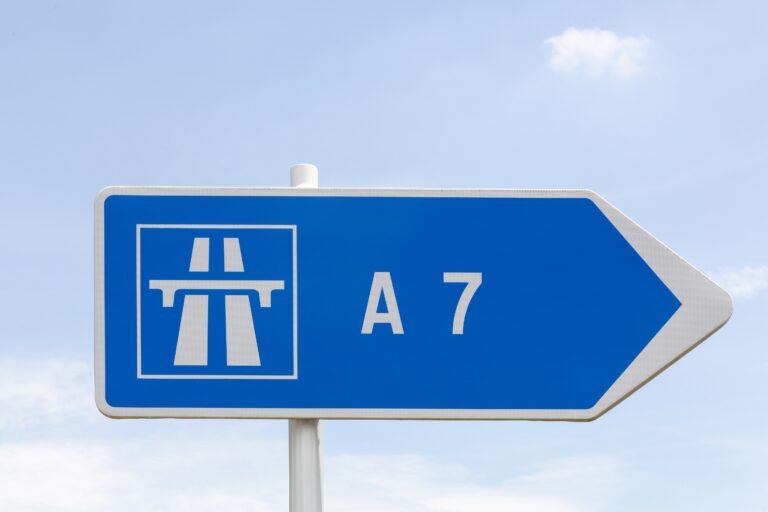 A7,French,Motorway,Sign,In,France