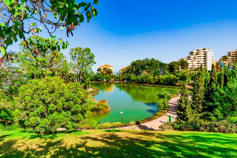 City,Public,Park,Of,Paloma,In,Benalmadena,,A,Resort,On