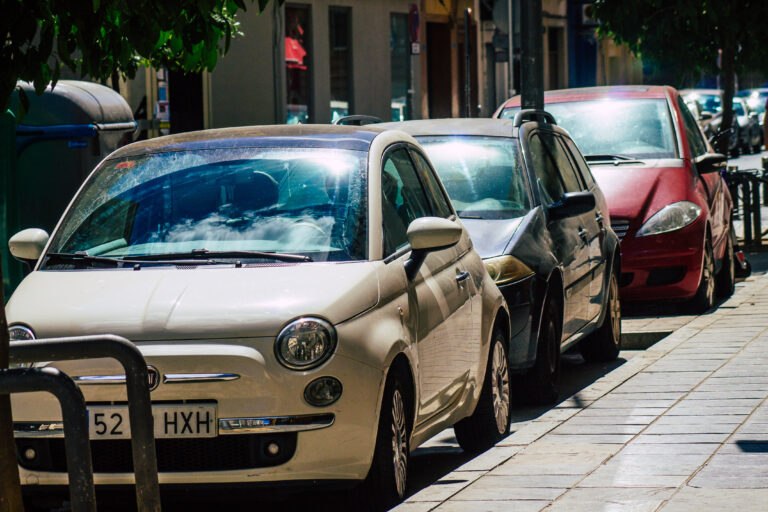 Seville,Spain,July,07,,2021,Cars,Parked,In,The,Streets