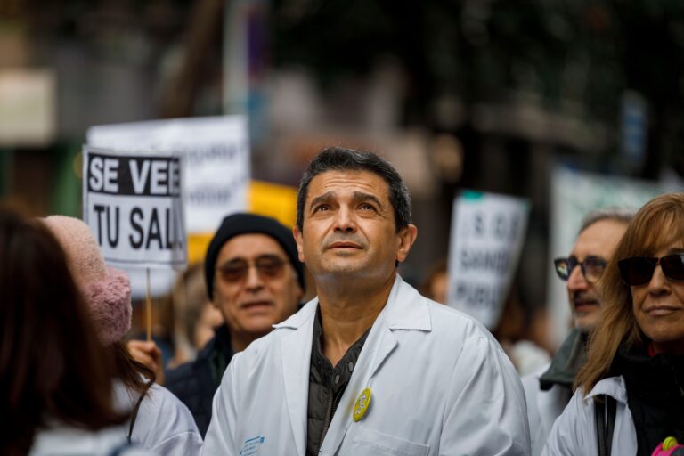 Madrid,,Spain;,21,12,2022;,Health,Workers,On,Strike,In