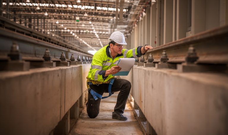 Engineer,Railway,Under,Checking,Construction,Process,Train,Testing,And,Checking