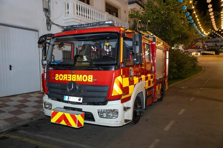 Mijas,,Málaga,,Spain,,August,30,,2025:,Spanish,Firefighters,Emergency