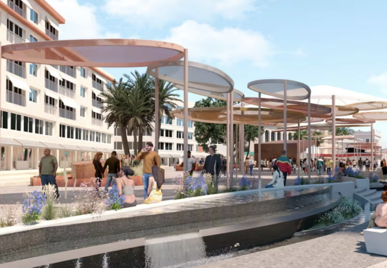 Torget Nogalera i Torremolinos invigs