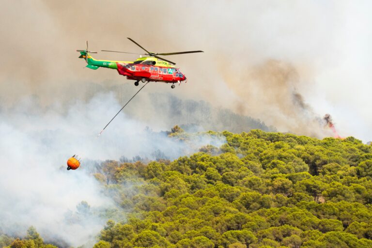 Skogsbrand rasar i Andalusien, flera döda